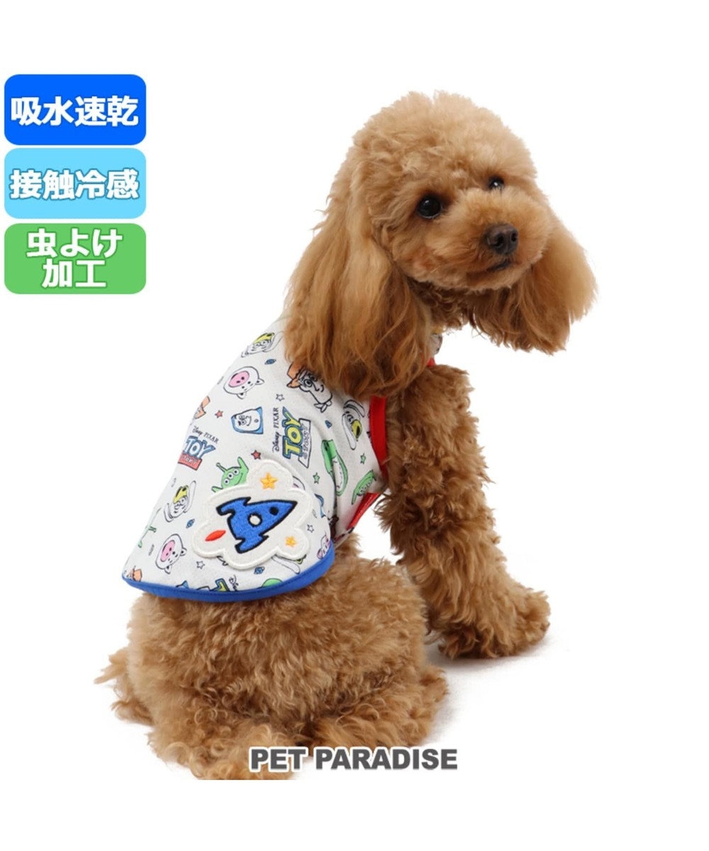 PET PARADISE ディズニー トイストーリー クールマックス タンク〔超小型・小型犬〕 白~オフホワイト