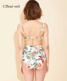 San-ai Resort（三愛水着楽園） 【SALE】【Coral veil】Lily Garden　ノンワイヤーダブルアップ ビキニ M1/M2/L1