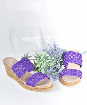  【gaimo/ガイモ】サテンメッシュミュール