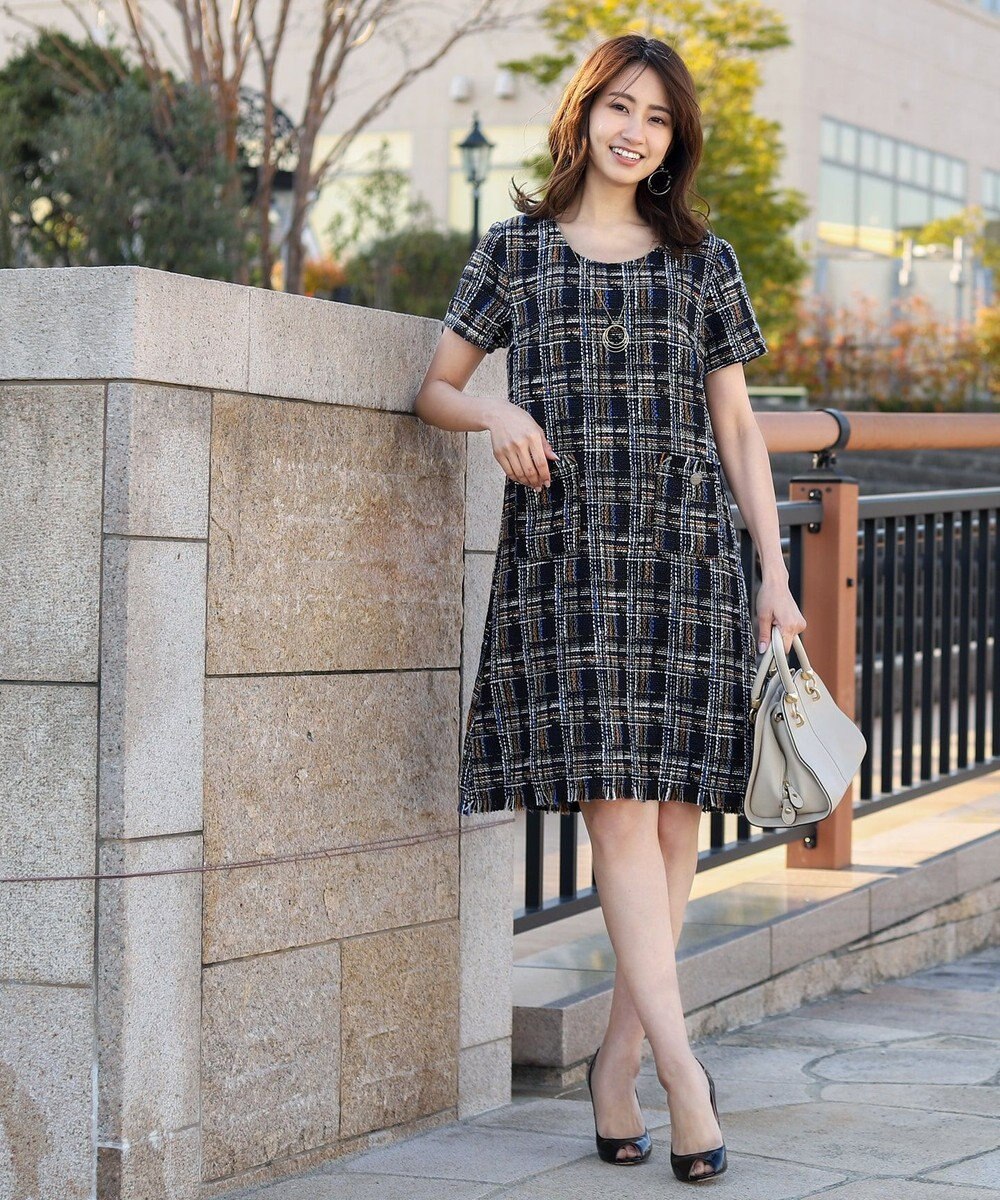 洗える 大人華やかな フリンジツイードワンピース Tiaclasse ファッション通販 公式通販 オンワード クローゼット 洗える 大人華やかな フリンジツイードワンピース Tiaclasse ファッション通販 公式通販 オンワード クローゼット