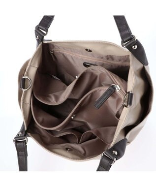 LA BAGAGERIE EMAILLERシリーズ　2wayトート　Sサイズ ライトベージュ