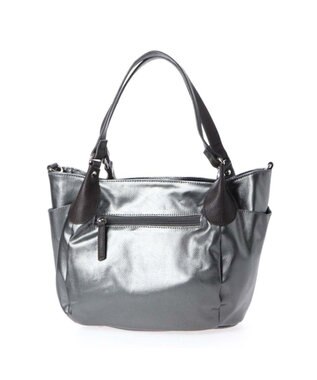 LA BAGAGERIE EMAILLERシリーズ　2wayトート　Sサイズ ガンメタリック