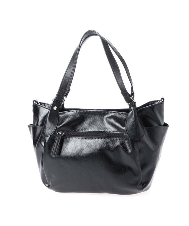 LA BAGAGERIE EMAILLERシリーズ　2wayトート　Sサイズ ブラック