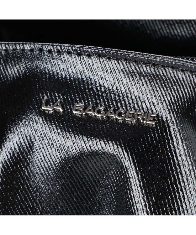 LA BAGAGERIE EMAILLERシリーズ　2wayトート　Sサイズ ブラック