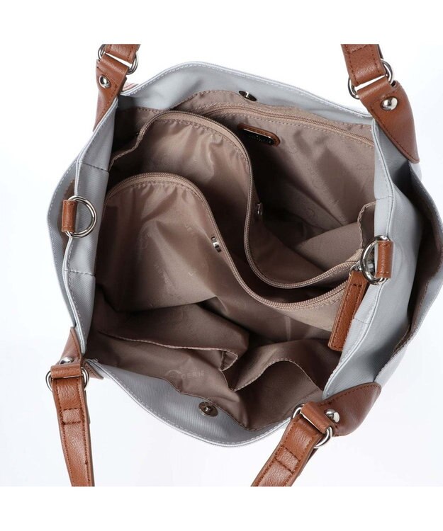 LA BAGAGERIE EMAILLERシリーズ　2wayトート　Sサイズ ライトグレー