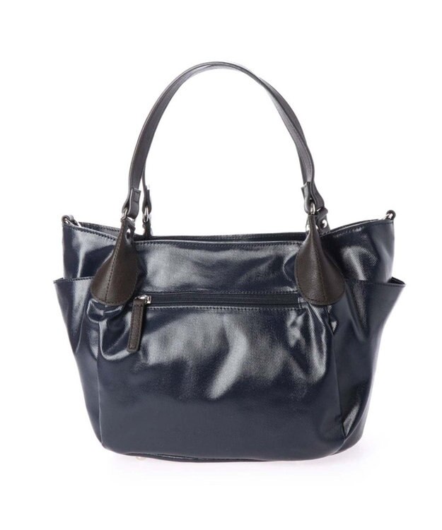 LA BAGAGERIE EMAILLERシリーズ　2wayトート　Sサイズ ネイビー