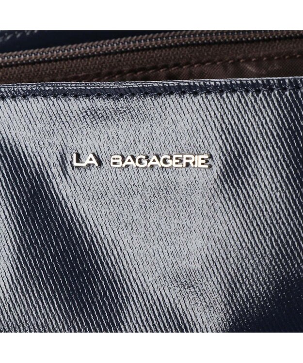 LA BAGAGERIE EMAILLERシリーズ　2wayトート　Sサイズ ネイビー