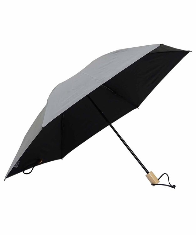 +RING レディース向け プラスリング 晴雨兼用（折傘）GRY T834 グレー