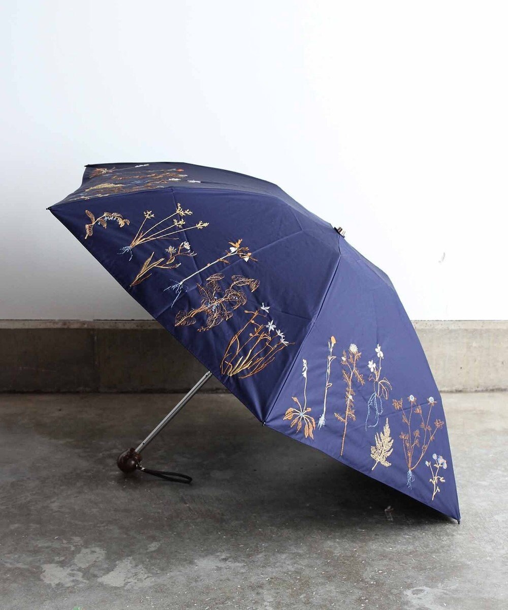 １級遮光生地 ボタニカル刺繍の晴雨兼用日傘 折りたたみ And Wool ファッション通販 公式通販 オンワード クローゼット
