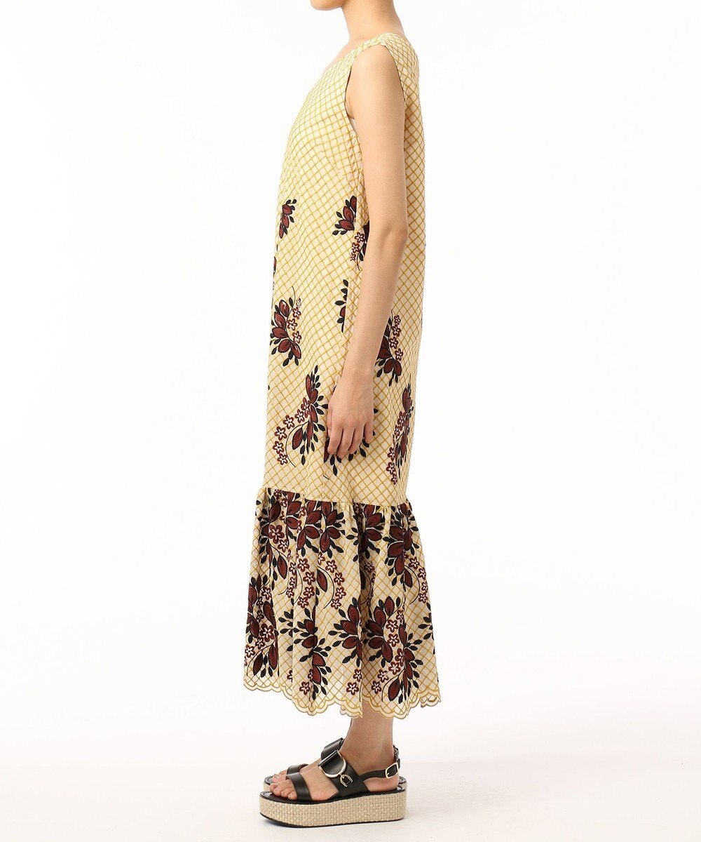 チェック刺繍ロングワンピース Grace Continental ファッション通販 公式通販 オンワード クローゼット