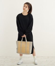 ROOTOTE 1827【カゴバッグ：A4サイズ収納】/ EU.ミディアム.コンビバスケット-A