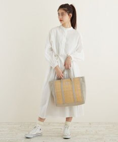 ROOTOTE 1827【カゴバッグ：A4サイズ収納】/ EU.ミディアム.コンビバスケット-A
