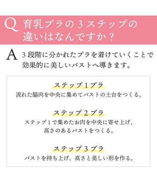 BRADELIS New York 【BRADELIS New York / 育乳ブラ・STEP2 寄せる】ベルブラ 脇高設計と前浅ワイヤーですっきり整え女性らしいバストを作るブラ 補整ブラ ブラック