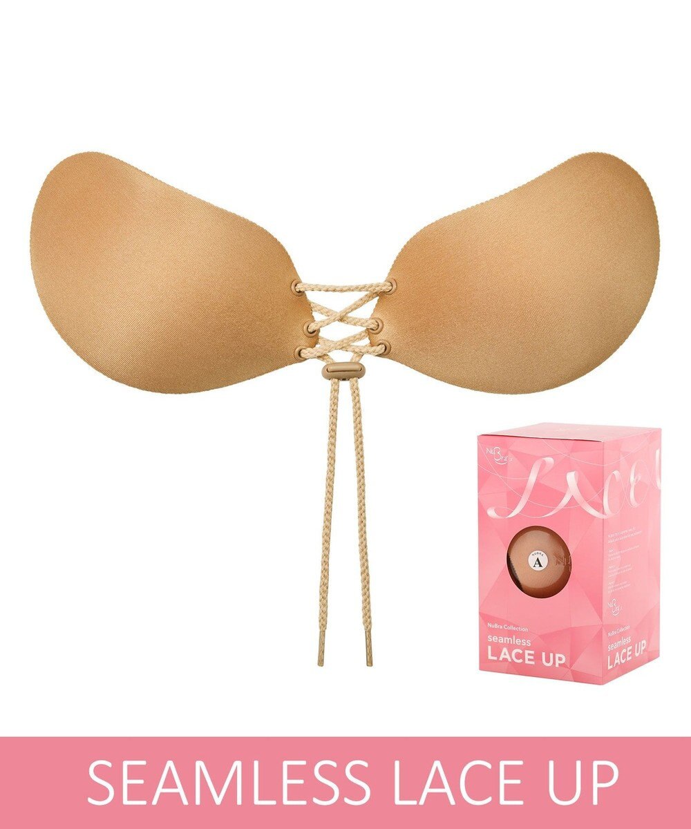 Nubra 谷間 ハーフカップ 着用カンタン ヌーブラ シームレス レースアップ Bradelis New York ファッション通販 公式通販 オンワード クローゼット