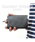 tsumori chisato CARRY ソフトレザー　折り財布　2つ折り 【シンプルなデザイン 本革のしなやかな風合い】
