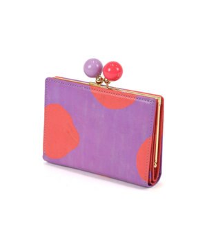  ズームドット がま口 2つ折り財布