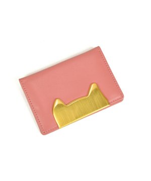  ネコフレーム　パスケース　2つ折り