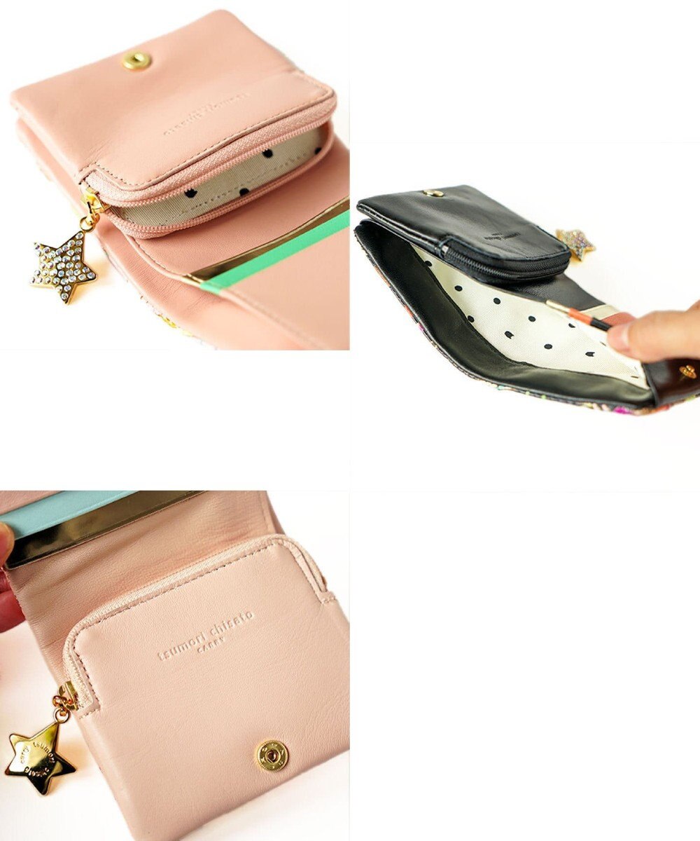 tsumori chisato CARRY ハッピースタッフ　ミニ財布　2つ折り 