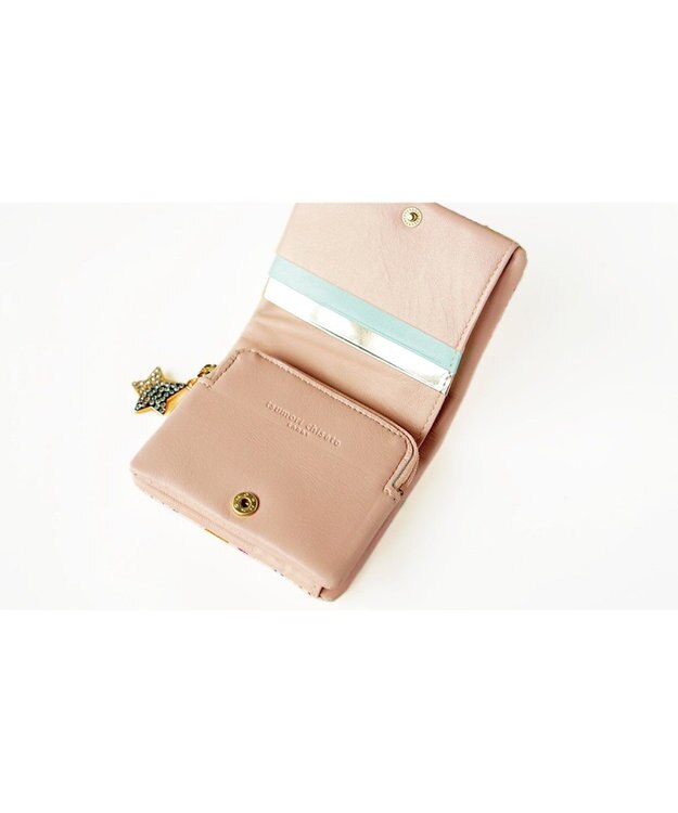 tsumori chisato CARRY ハッピースタッフ　ミニ財布　2つ折り ベージュ