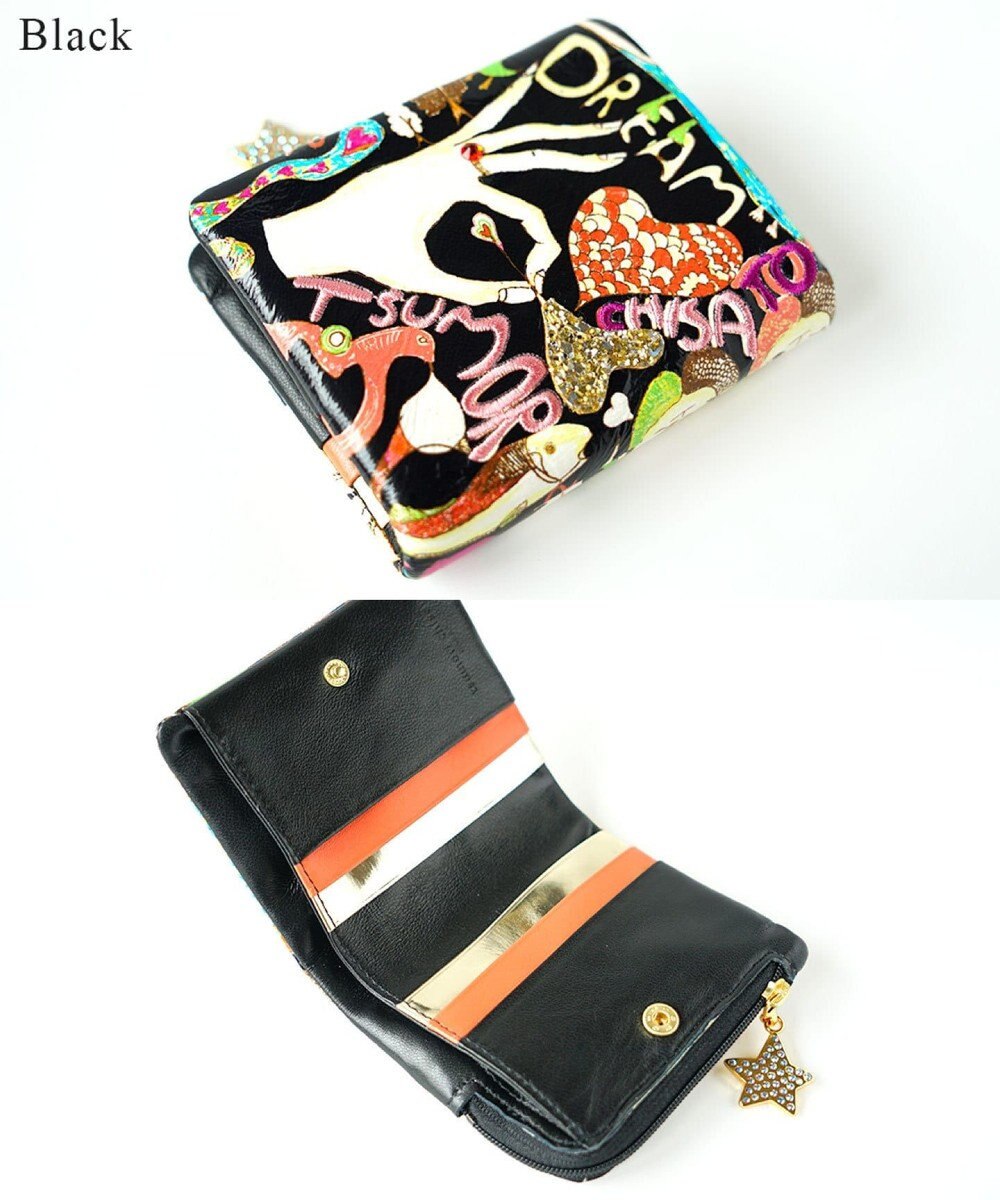 tsumori chisato CARRY ハッピースタッフ　折り財布　2つ折り 