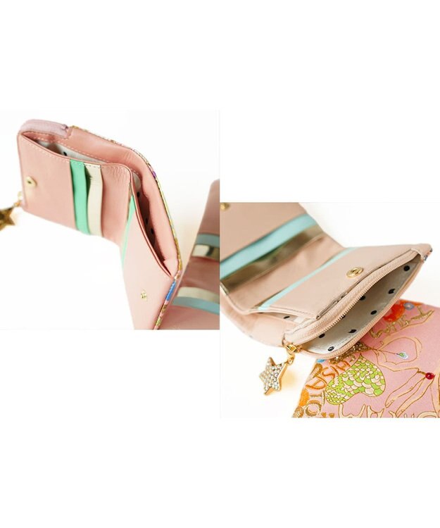 tsumori chisato CARRY ハッピースタッフ　折り財布　2つ折り ピンク