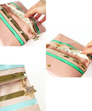 tsumori chisato CARRY ハッピースタッフ　長財布　2つ折り　かぶせ ベージュ