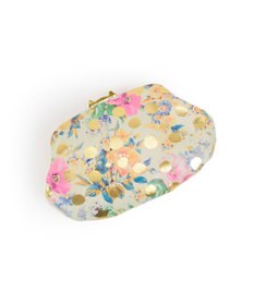 tsumori chisato CARRY ドットフラワーネコ　がま口　小銭入れ　マルチケース