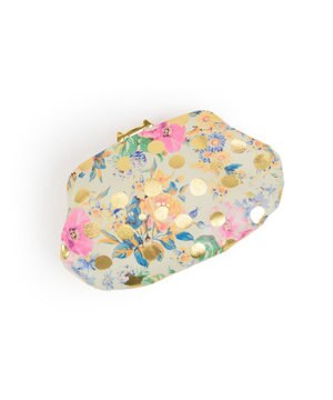 ドットフラワーネコ がま口 小銭入れ マルチケース