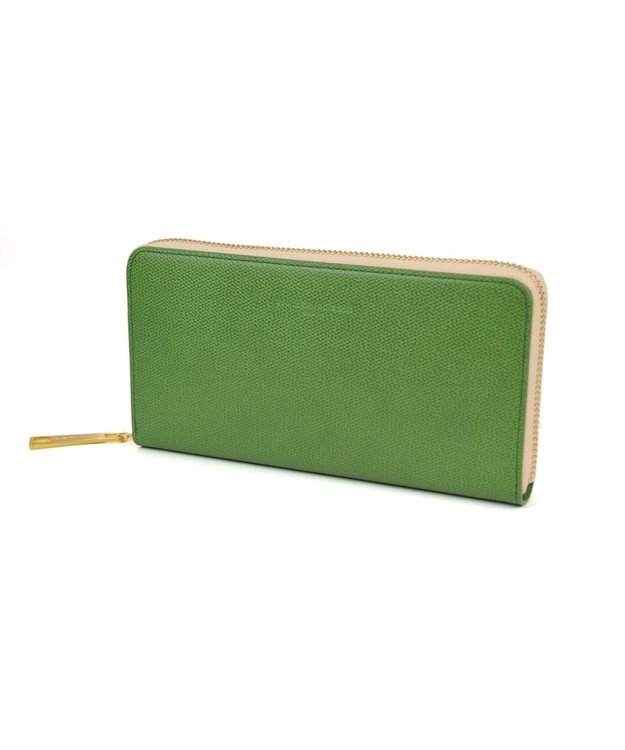 tsumori chisato CARRY トリロジー ラウンドファスナー長財布 イタリアンレザー 日本製 グリーン