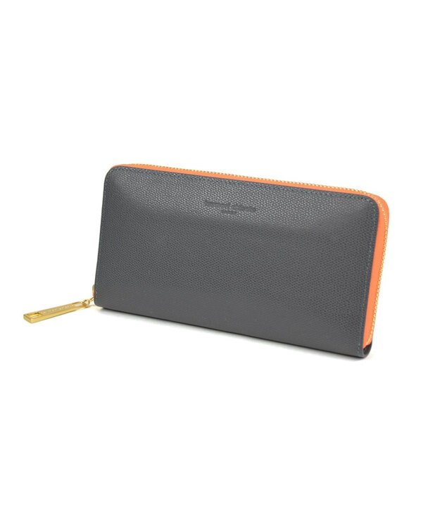 tsumori chisato CARRY トリロジー ラウンドファスナー長財布 イタリアンレザー 日本製 グレー