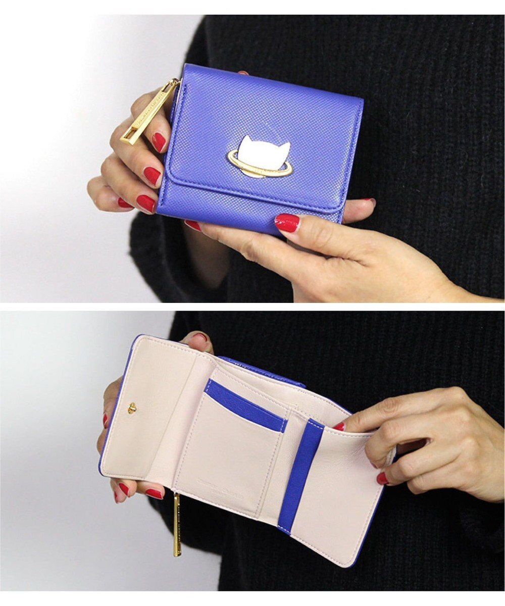 tsumori chisato CARRY ねこプラネット　ミニ財布　3つ折り 