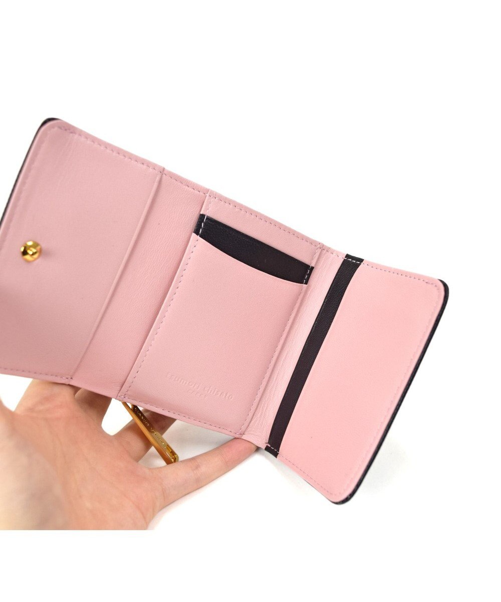 tsumori chisato CARRY ねこプラネット　ミニ財布　3つ折り 