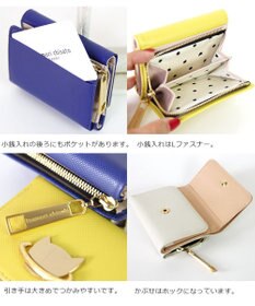 tsumori chisato CARRY ねこプラネット　ミニ財布　3つ折り