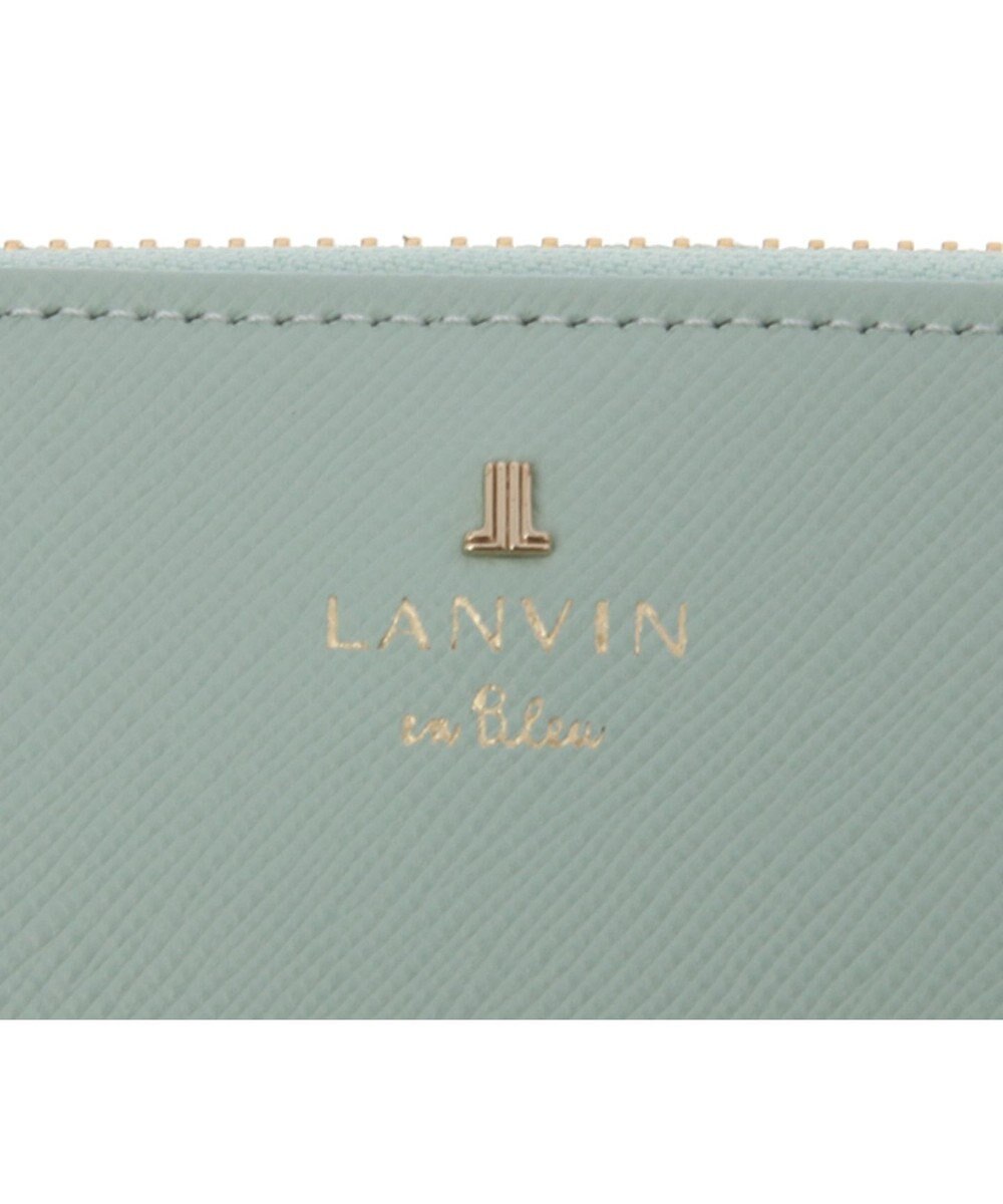 LANVIN en Bleu リュクサンブール　ラウンドファスナー長財布 