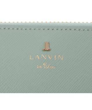 LANVIN en Bleu リュクサンブール　ラウンドファスナー長財布 ミント