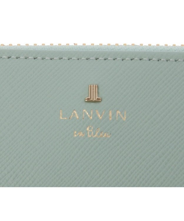 LANVIN en Bleu リュクサンブール　ラウンドファスナー長財布 ミント