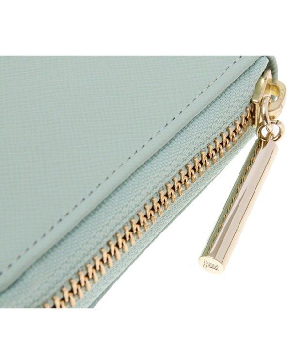 LANVIN en Bleu リュクサンブール　ラウンドファスナー長財布 ミント