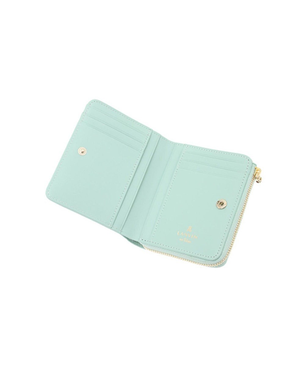 LANVIN en Bleu リュクサンブール　2つ折り財布　Lファスナー 
