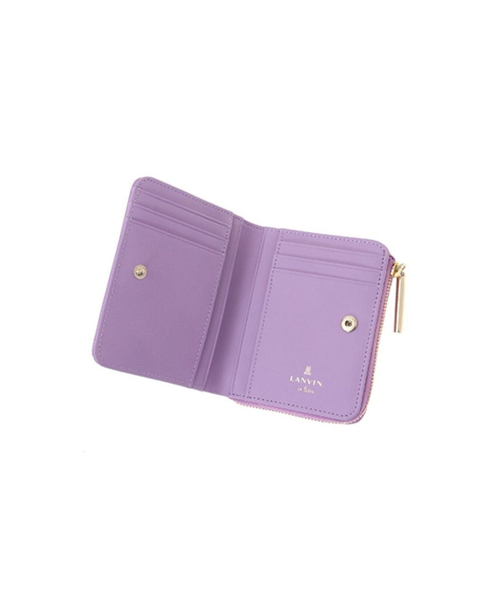 LANVIN en Bleu リュクサンブール　2つ折り財布　Lファスナー 
