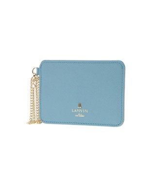 LANVIN en Bleu リュクサンブールカラー 単パスケース ブルー