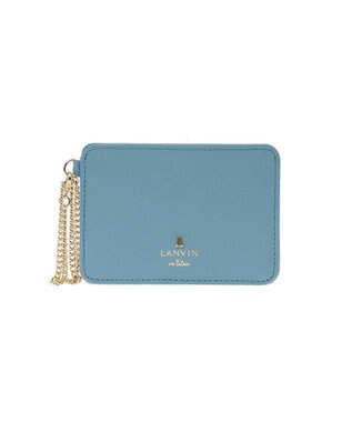 LANVIN en Bleu リュクサンブールカラー 単パスケース ブルー