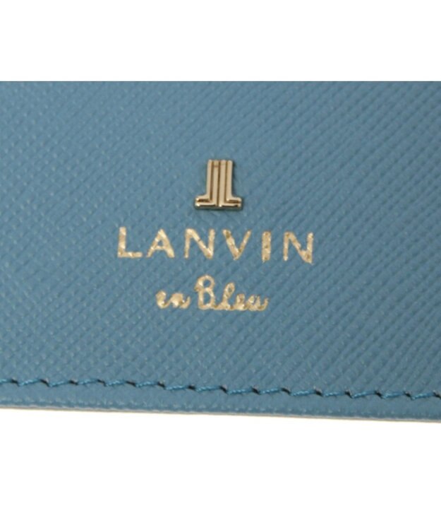 LANVIN en Bleu リュクサンブールカラー 単パスケース ブルー