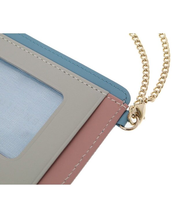 LANVIN en Bleu リュクサンブールカラー 単パスケース ブルー