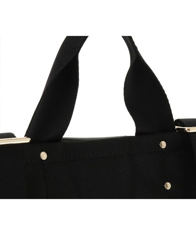 LANVIN en Bleu LANVIN en Bleu ランバンオンブルー ジュール リュックサック ポーチ付 ブラック