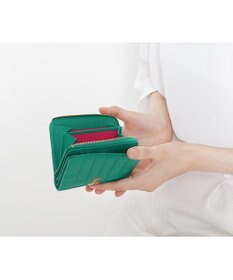 LANVIN en Bleu LANVIN en Bleu ランバンオンブルー ベルシー Lファスナー二つ折り財布