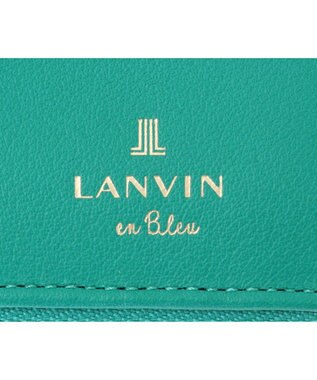 LANVIN en Bleu LANVIN en Bleu ランバンオンブルー ベルシー Lファスナー二つ折り財布 グリーン
