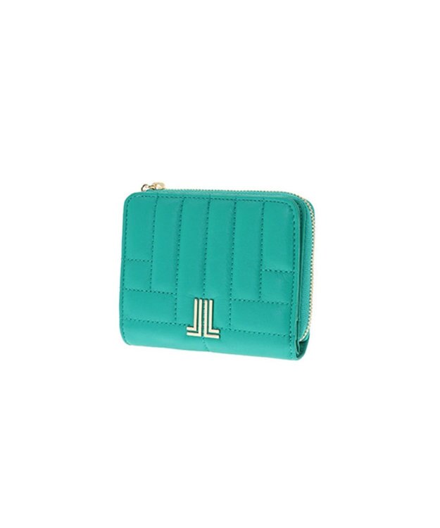 LANVIN en Bleu LANVIN en Bleu ランバンオンブルー ベルシー Lファスナー二つ折り財布 グリーン