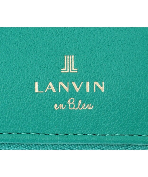 LANVIN en Bleu LANVIN en Bleu ランバンオンブルー ベルシー Lファスナー二つ折り財布 グリーン