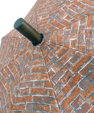 +RING レディース向け プラスリング 晴雨兼用（長ショート）  BRICK T814 ブラウン