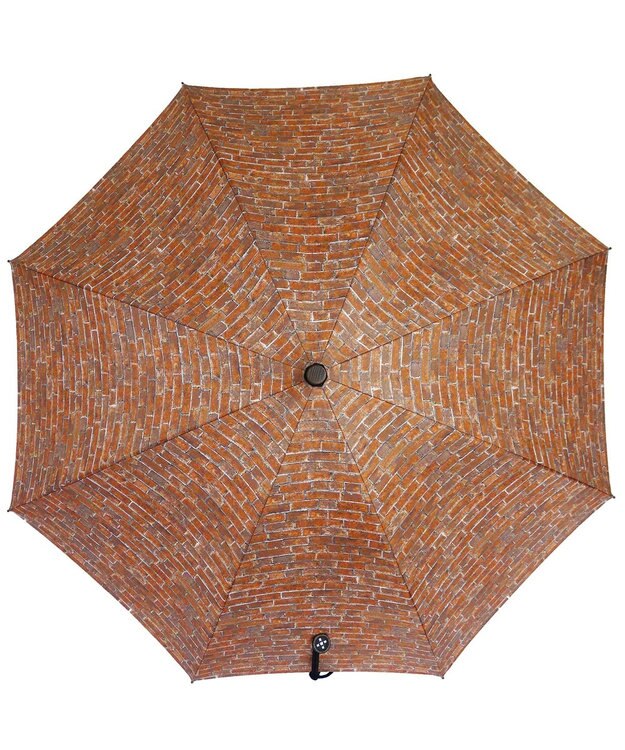 +RING レディース向け プラスリング 晴雨兼用（長ショート）  BRICK T814 ブラウン